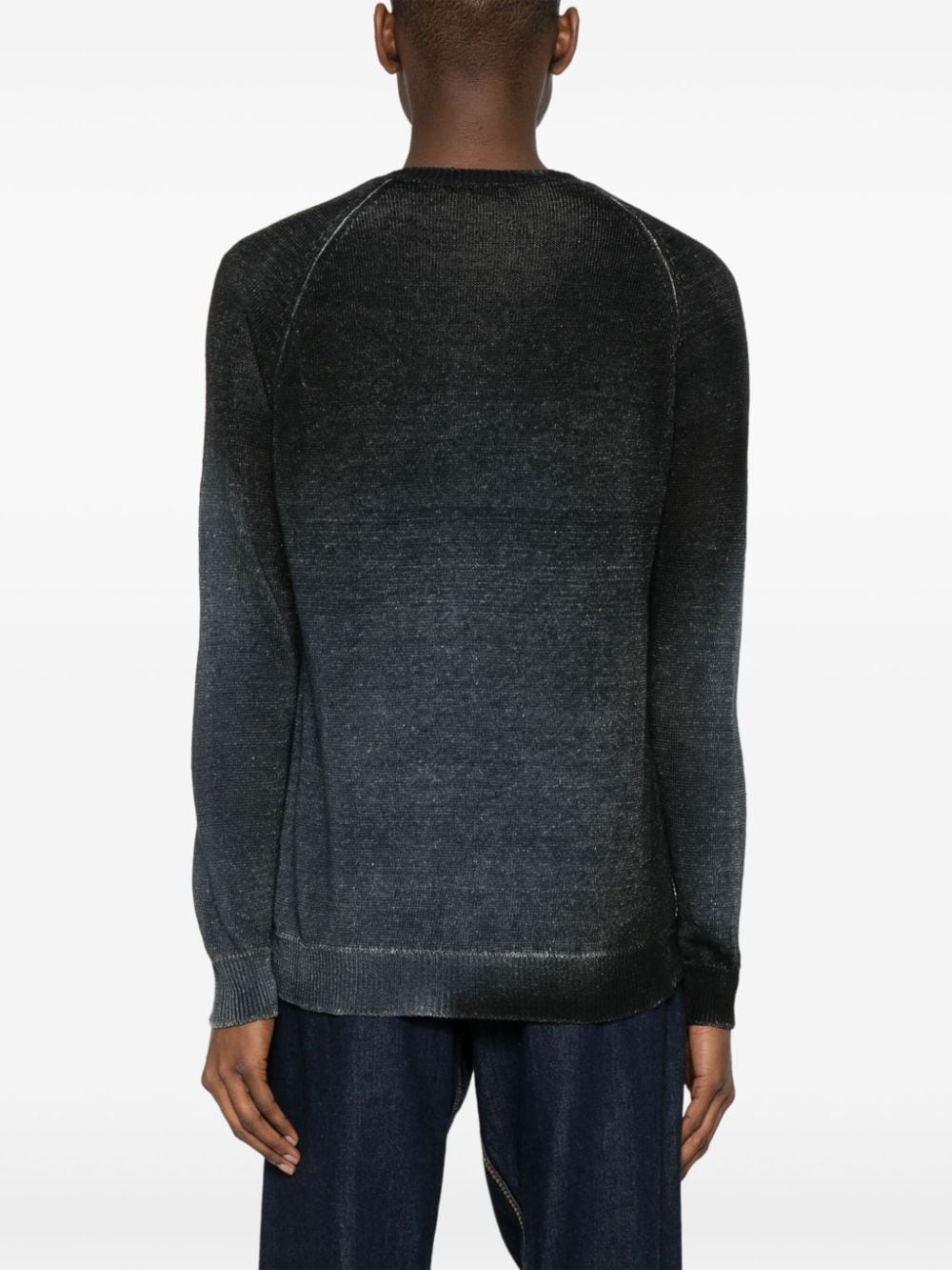 washed linen cardigan - 4