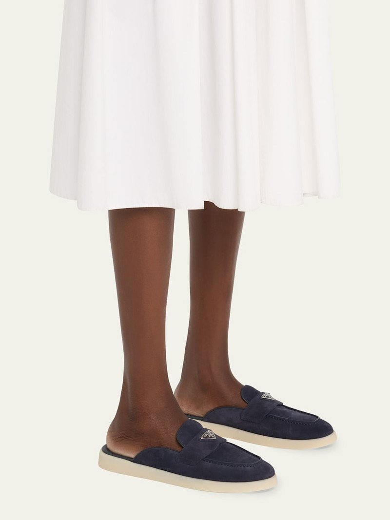 Prada Saint Tropez Suede Mules outlook