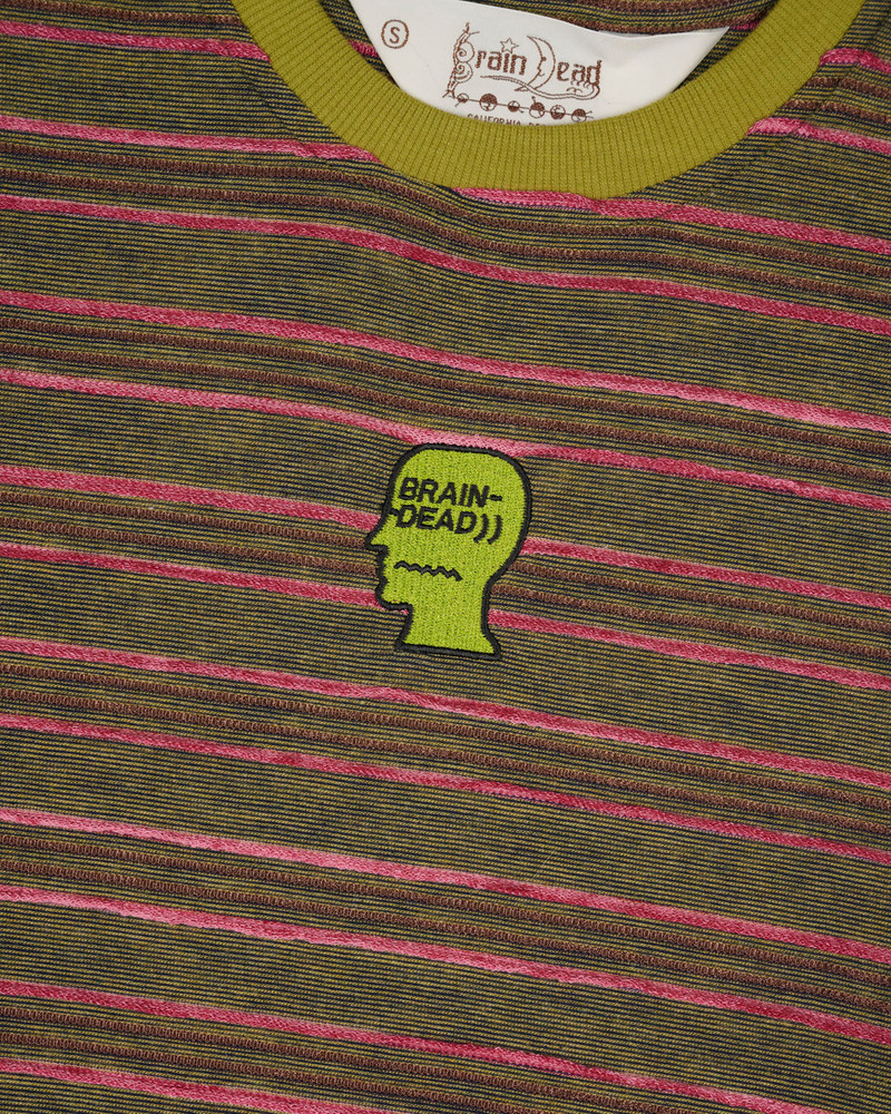 Pudu Stripe Baby T-shirt - Green Multi 3