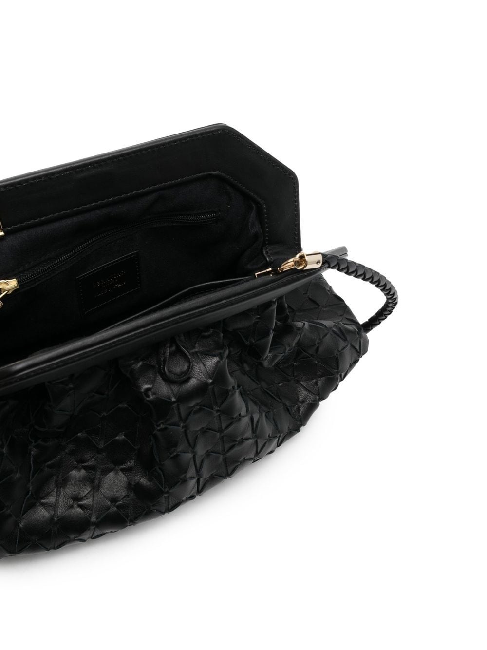 Secret leather clutch bag - 5