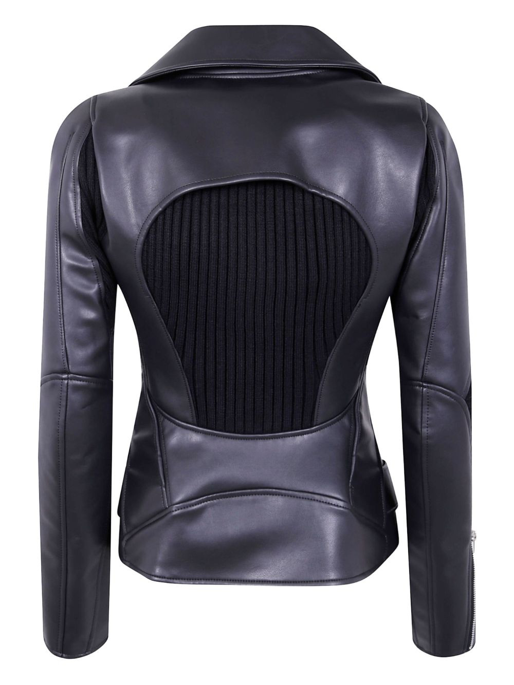 buckle-detail biker jacket - 2