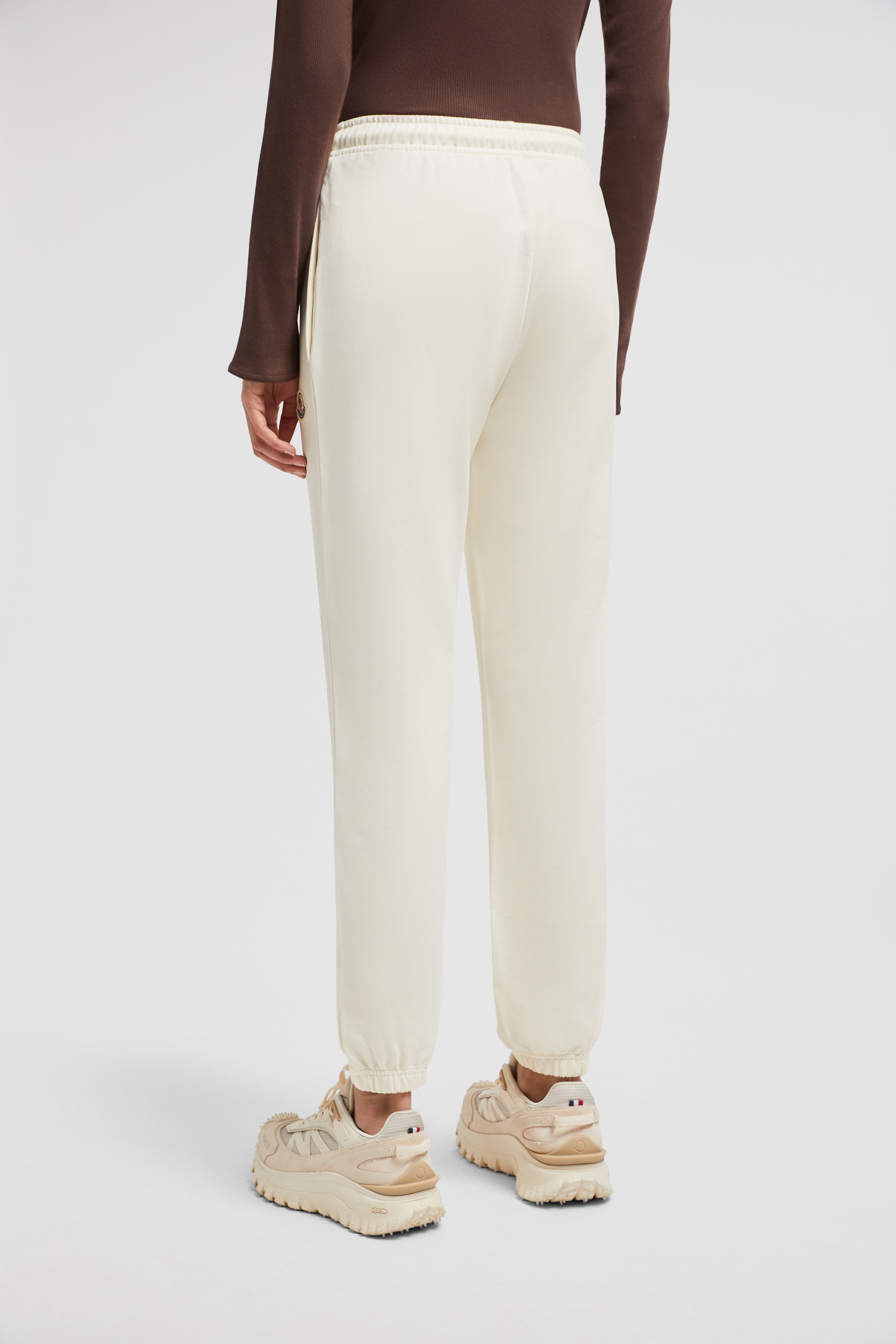 Logo Patch Cotton Sweatpants - 5