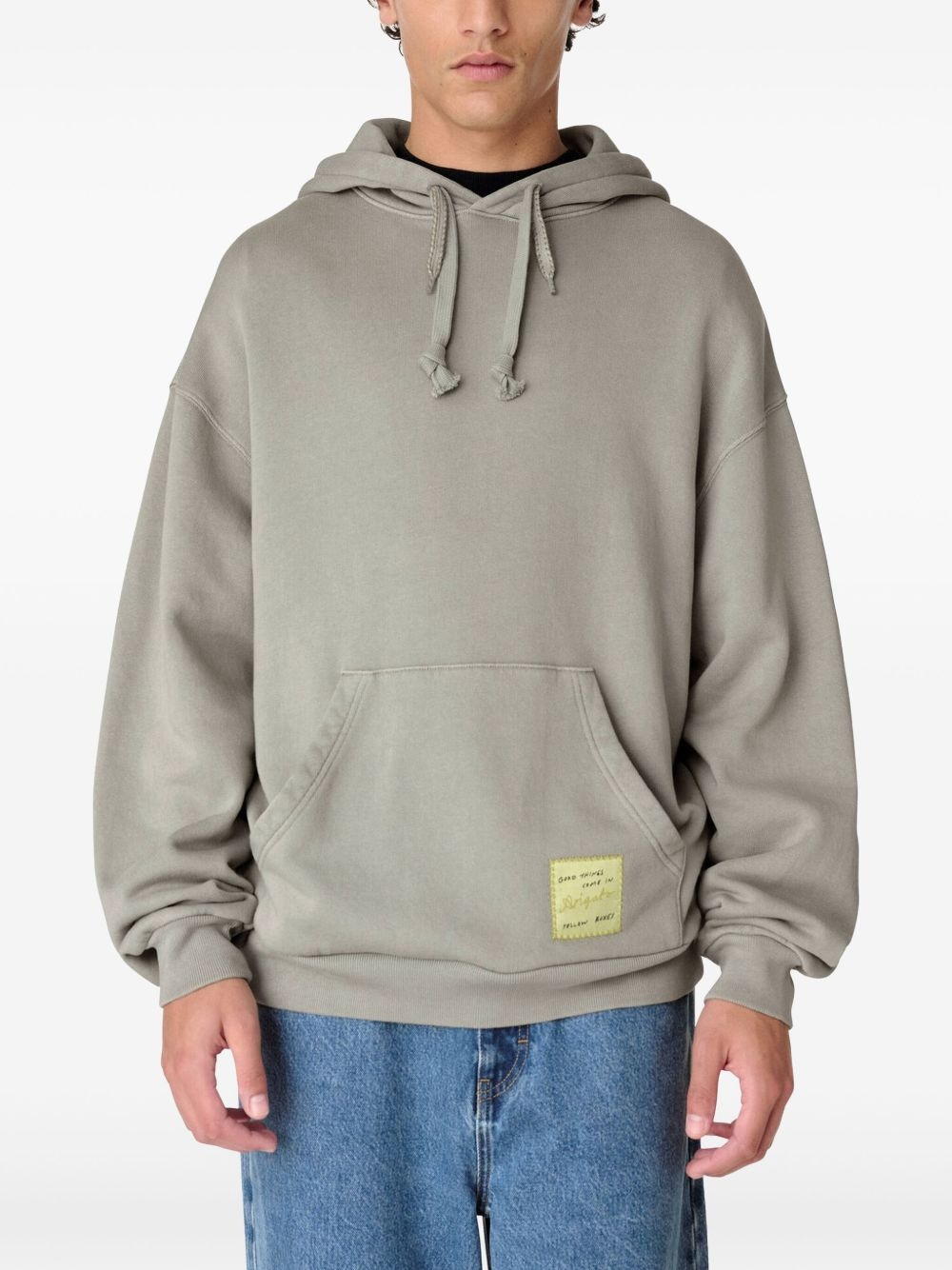 logo-patch hoodie - 2