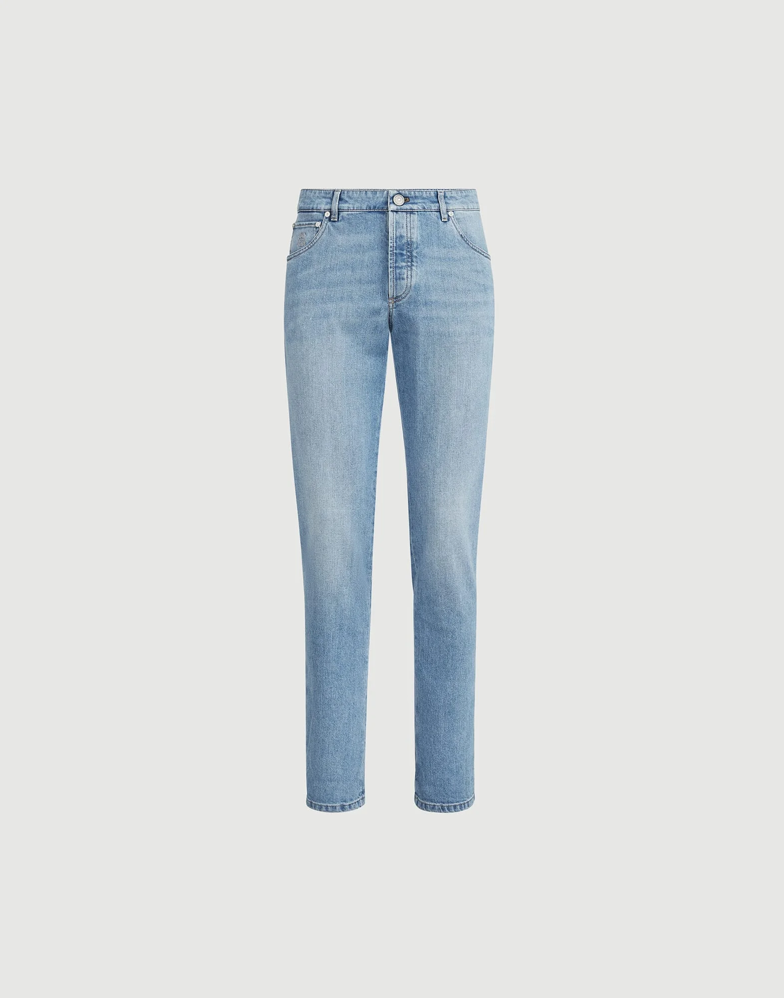 Comfort denim five-pocket trousers - 1