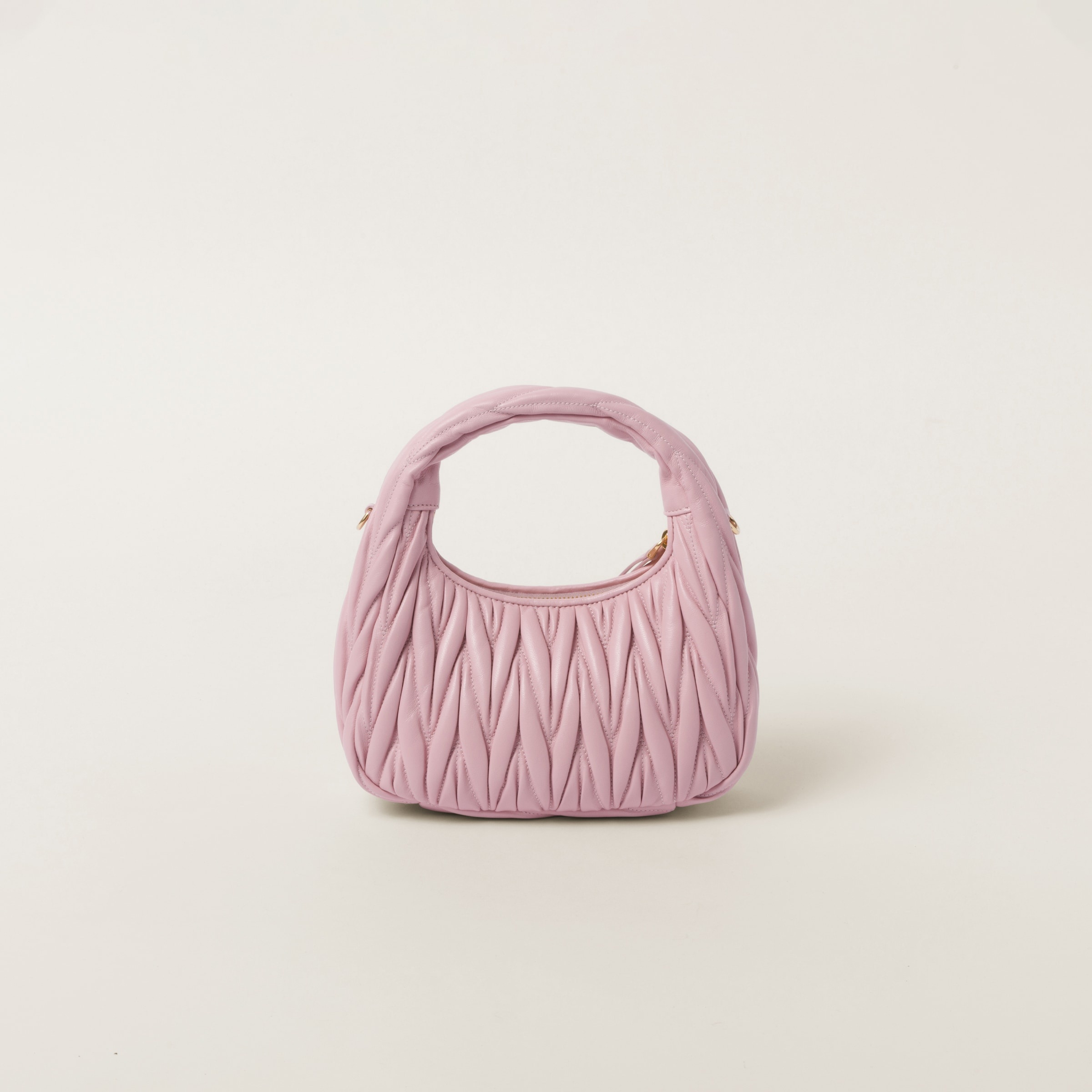 Wander matelassé nappa leather hobo bag - 4