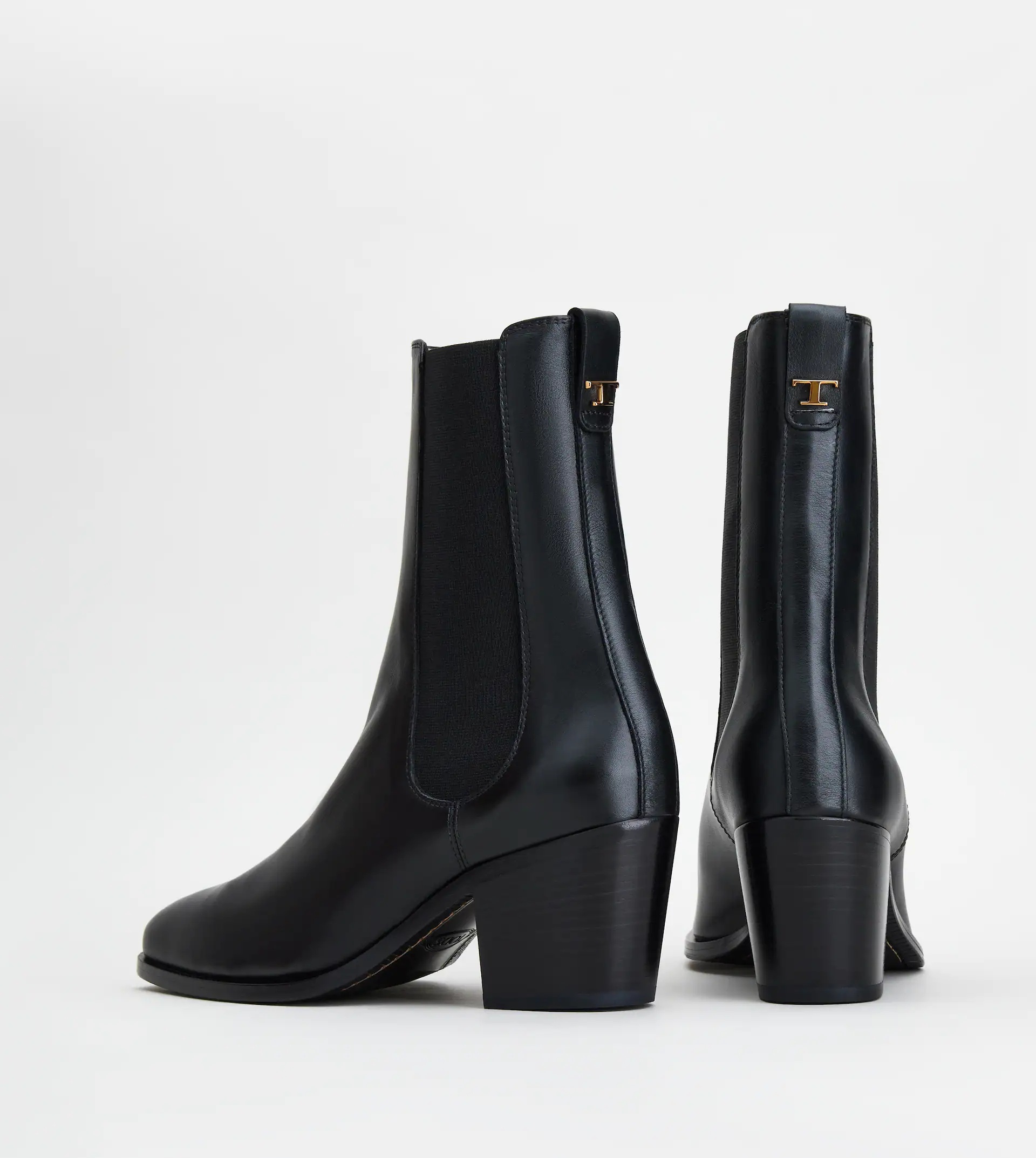 LEATHER BOOTS - BLACK - 3