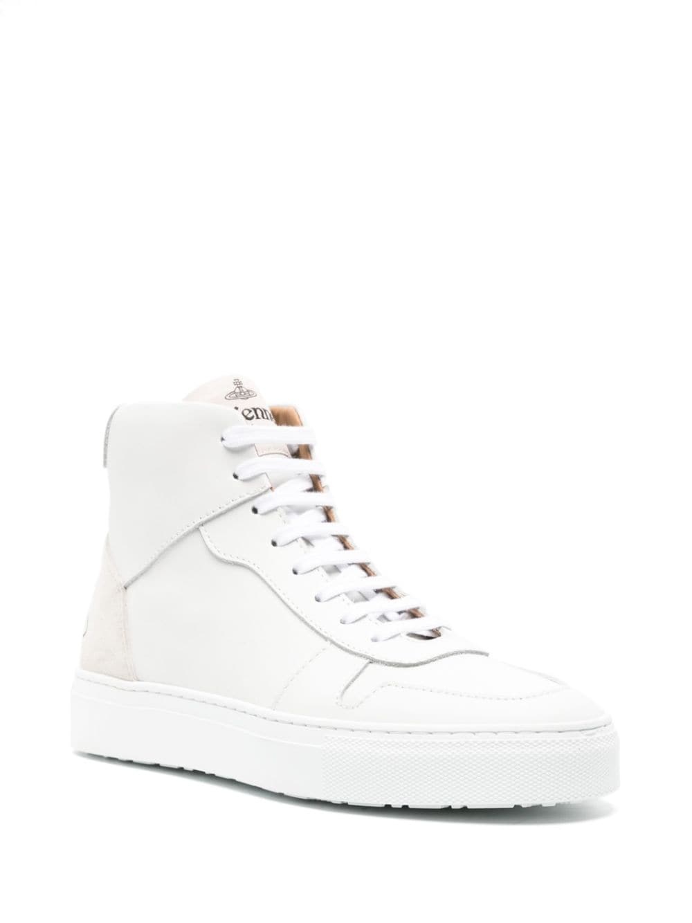 Orb leather high-top trainers - 2