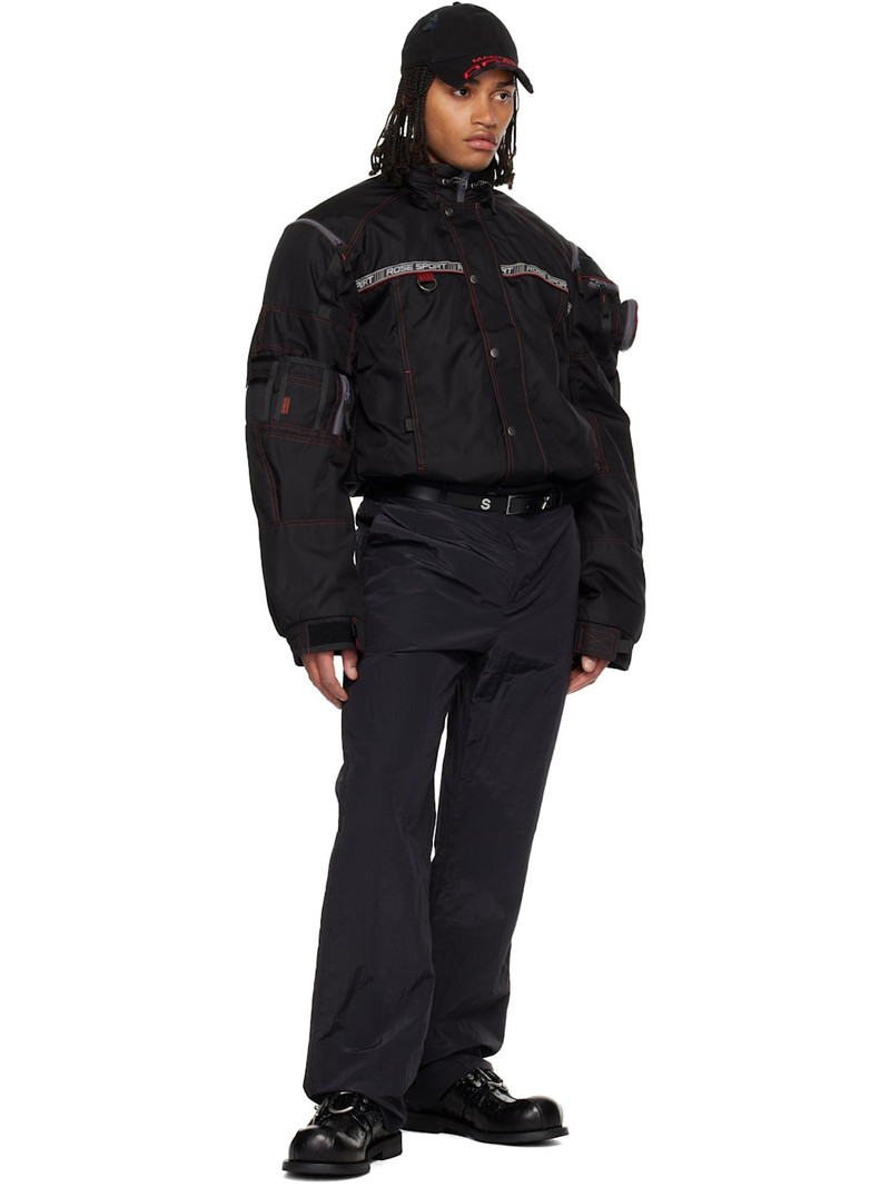 Martine Rose Black Bumbag Jacket outlook