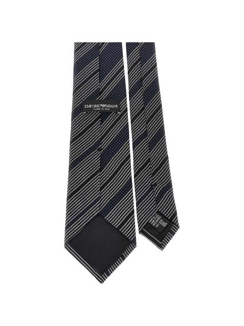 EMPORIO ARMANI striped tie outlook