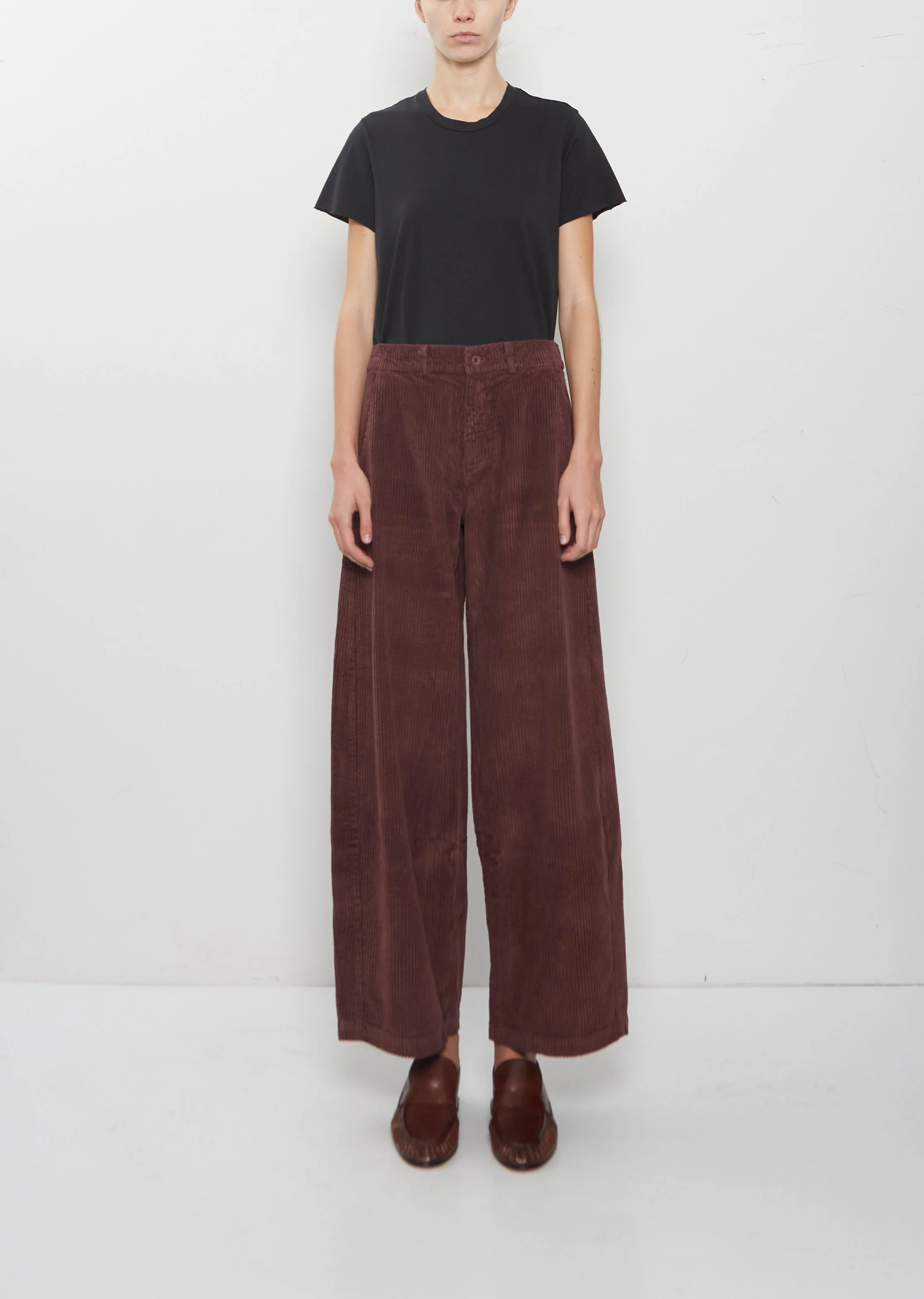 Sbam Velluto Cotton Pant — Sasso - 1