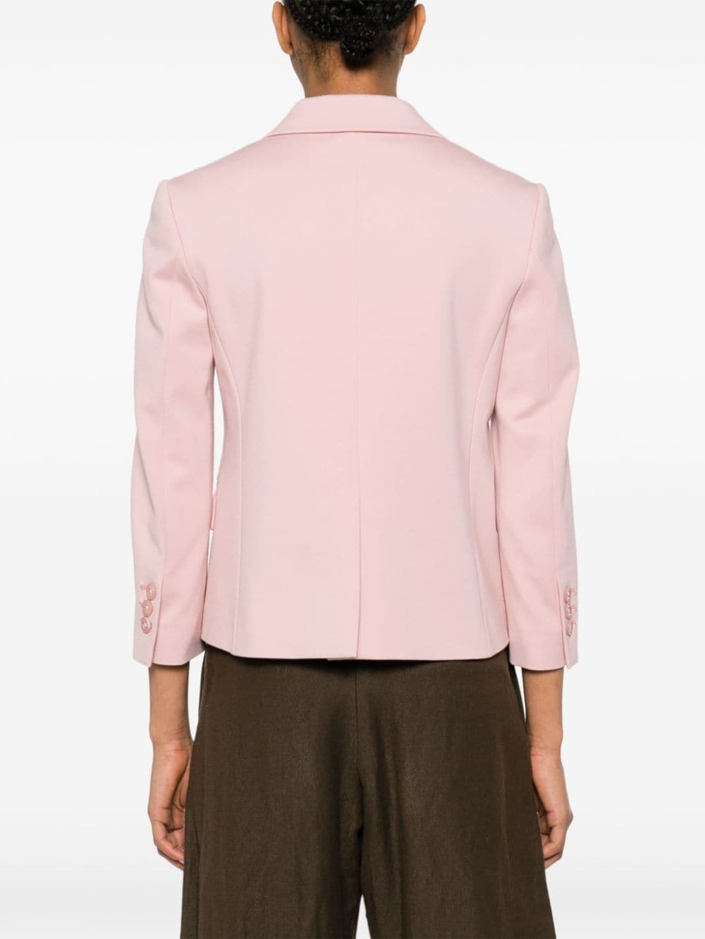 wool-blend blazer - 4