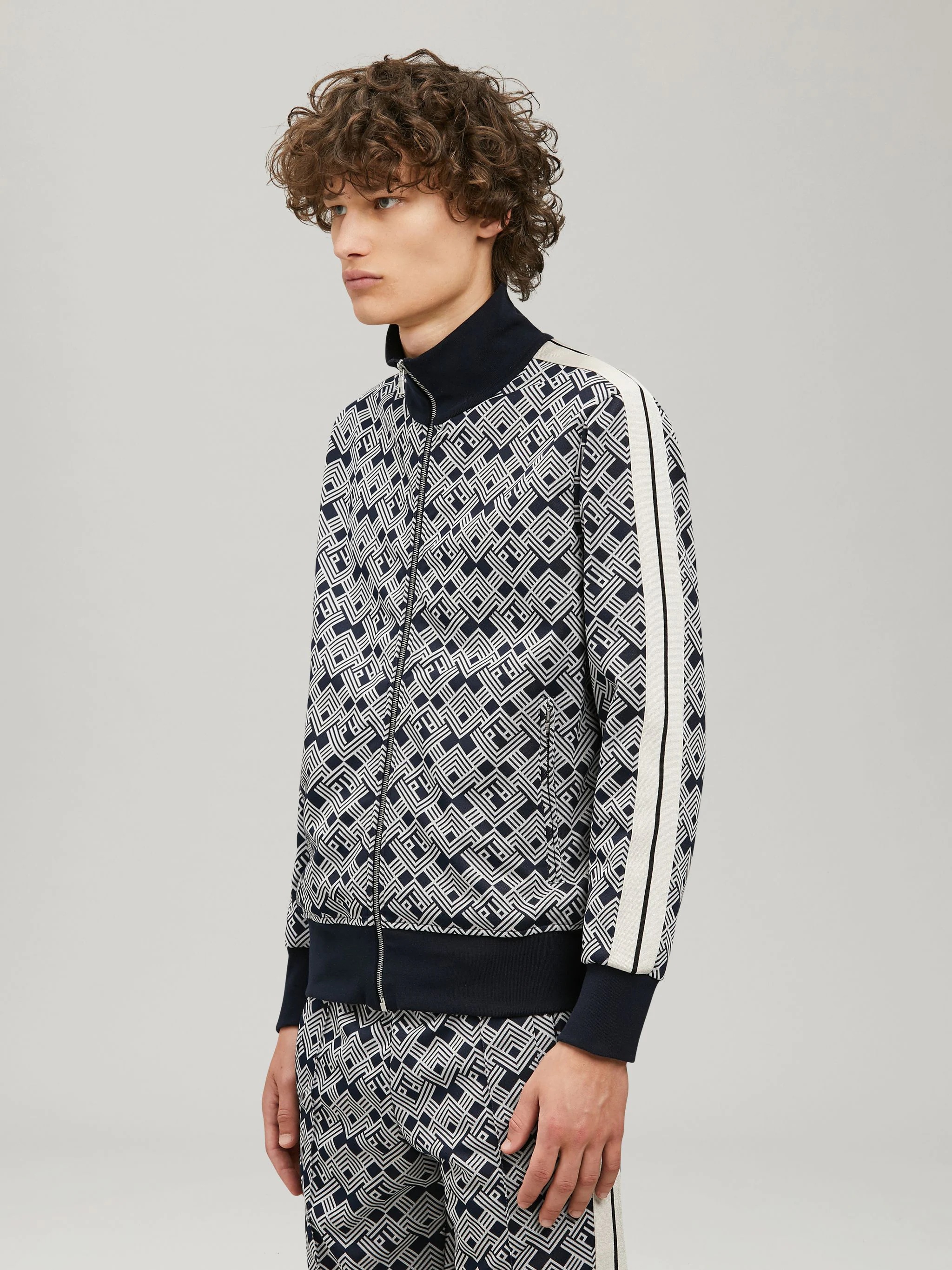 MONOGRAM TRACK JACKET - 4