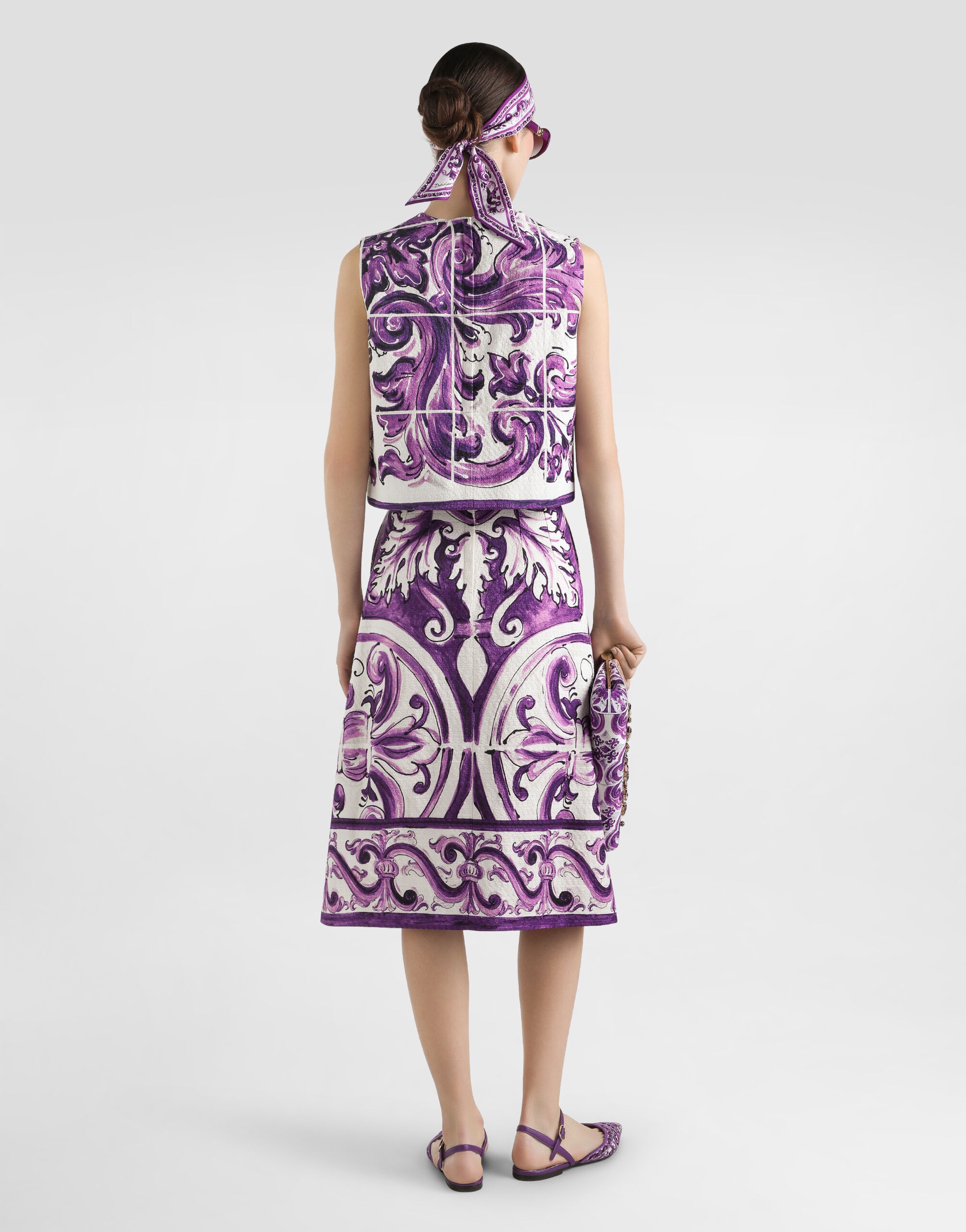 Majolica-print mat top - 3