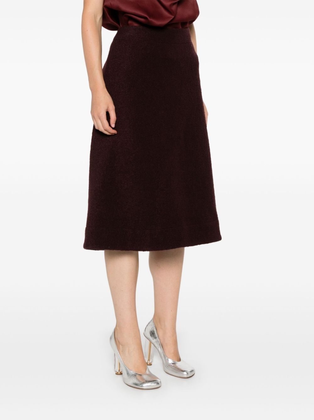 A-line midi skirt - 3