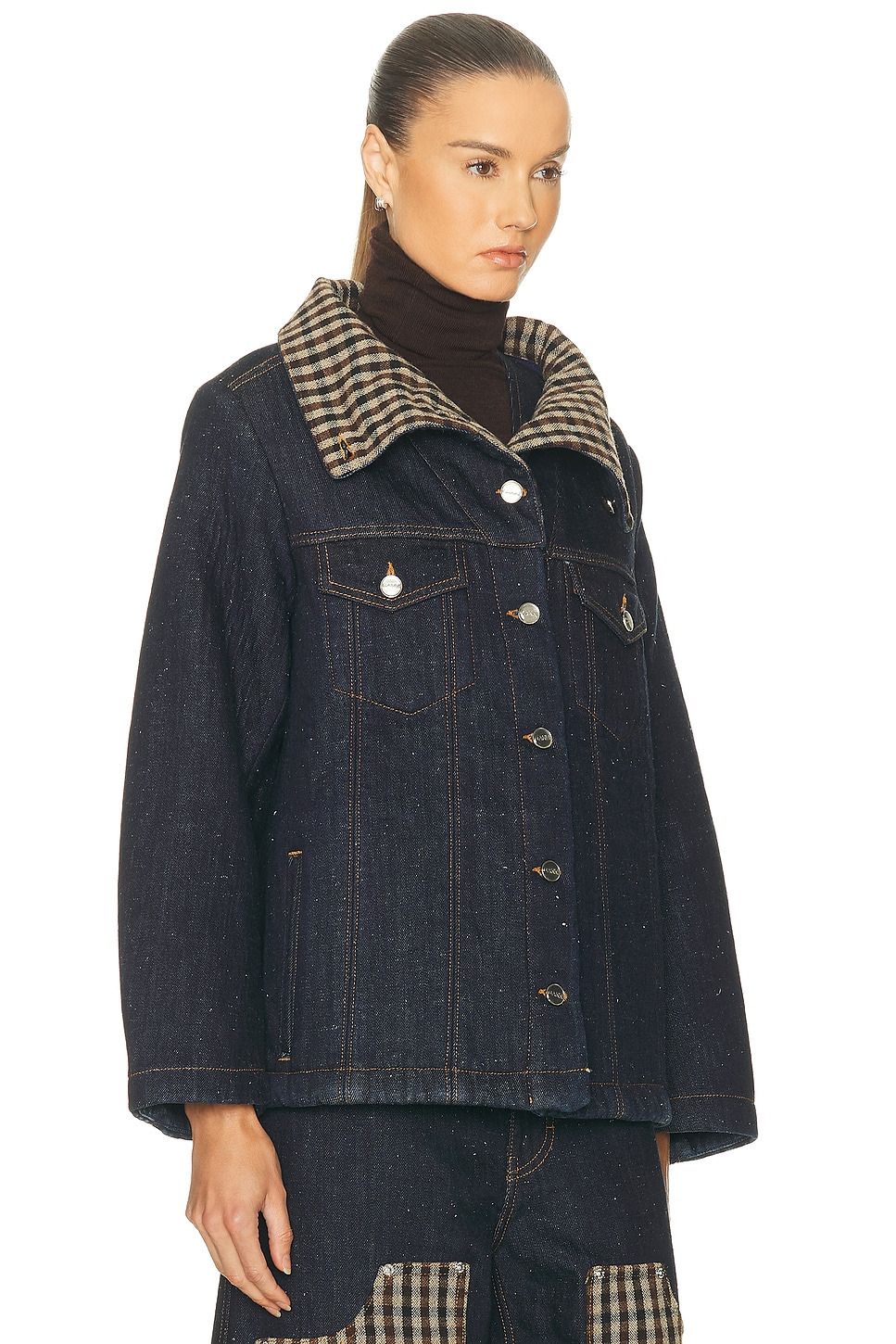 Neppy Denim Bonded Jacket - 3