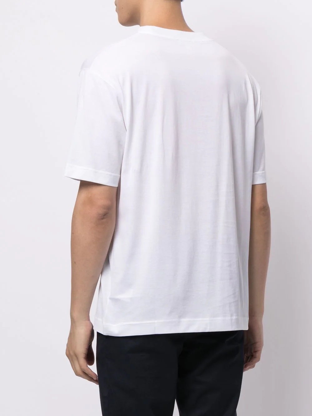 crew-neck fitted T-shirt - 4