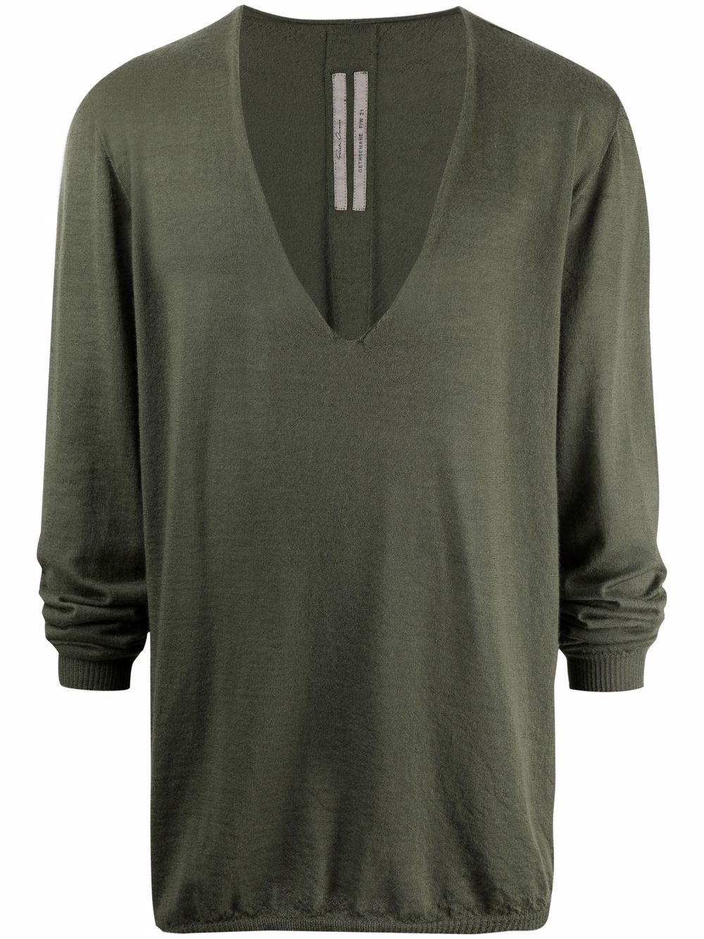 V-neck cashmere jumper - 1