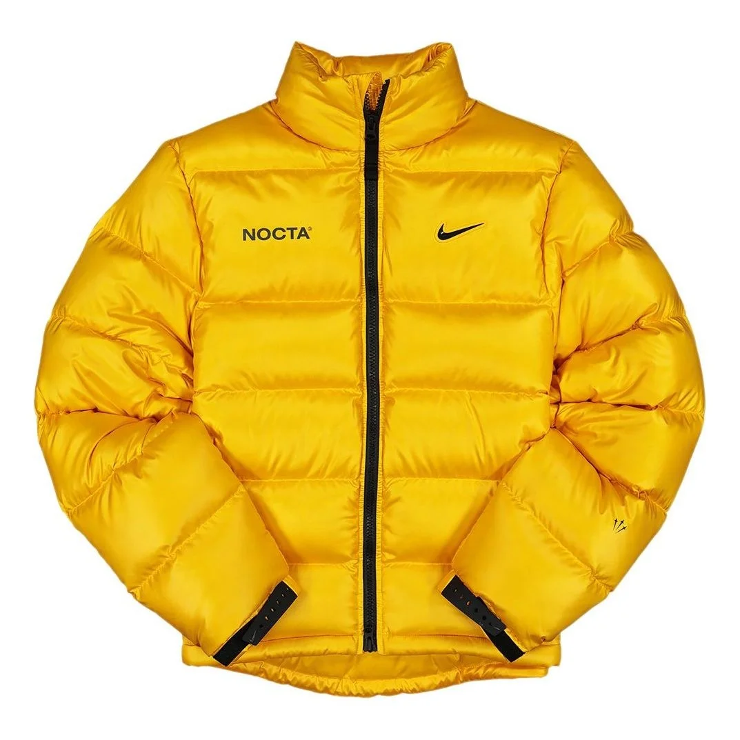 Nike x NOCTA Drake Stand Collar Down Jacket Asia Sizing 'Gold' DA4137-739 - 1