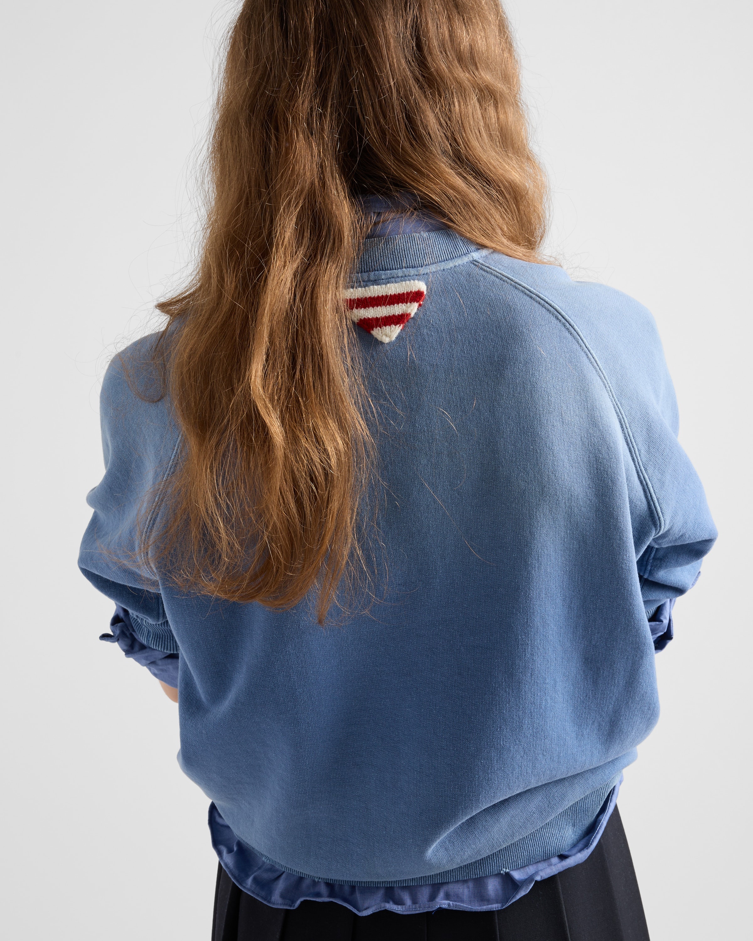 Cotton crew-neck sweatshirt - 6