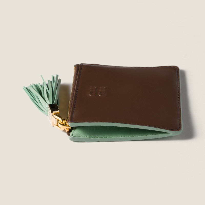 Miu Miu Leather card holder outlook