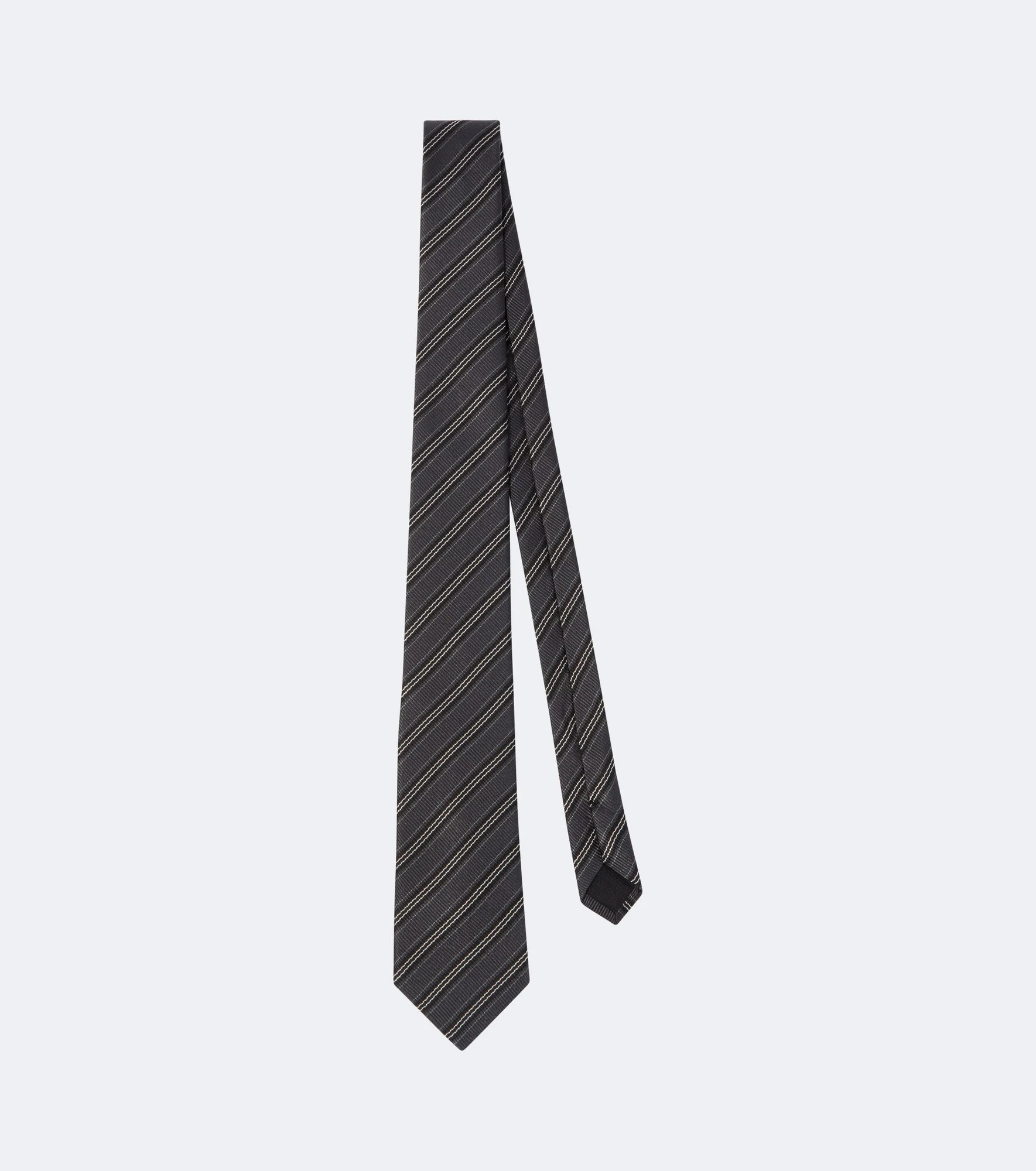 Striped silk tie - 1