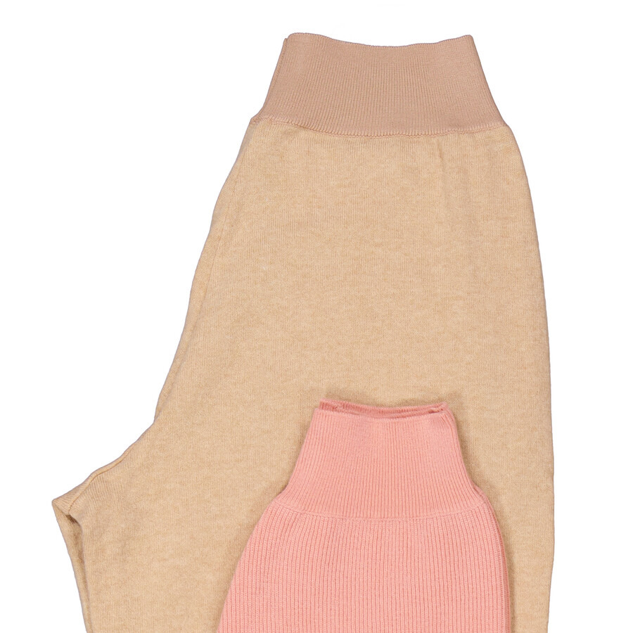 Stella Mccartney Ladies Colorblock Tonal Mix Panelled Wool Track Pants - 7