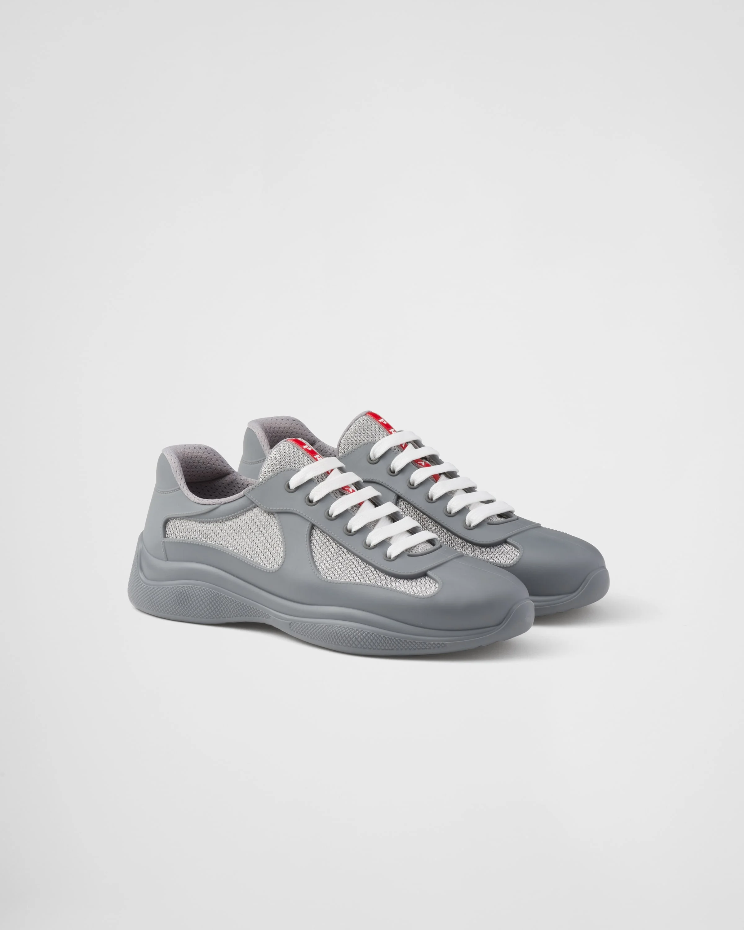 Prada America's Cup Soft rubber and bike fabric sneakers - 1
