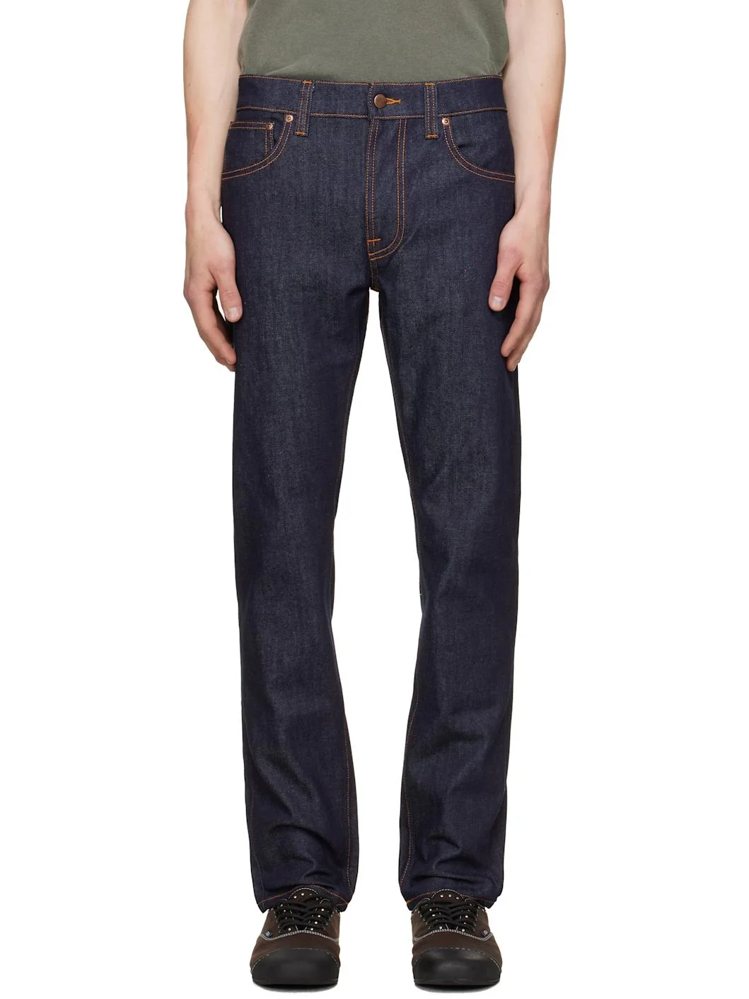 Navy Lean Dean Jeans - 1