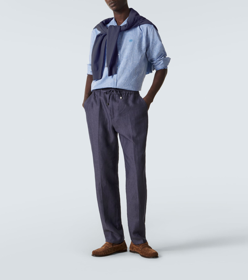 Etro Guru striped cotton shirt outlook