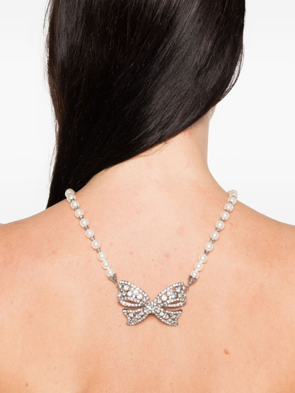 bow-pendant necklace - 2