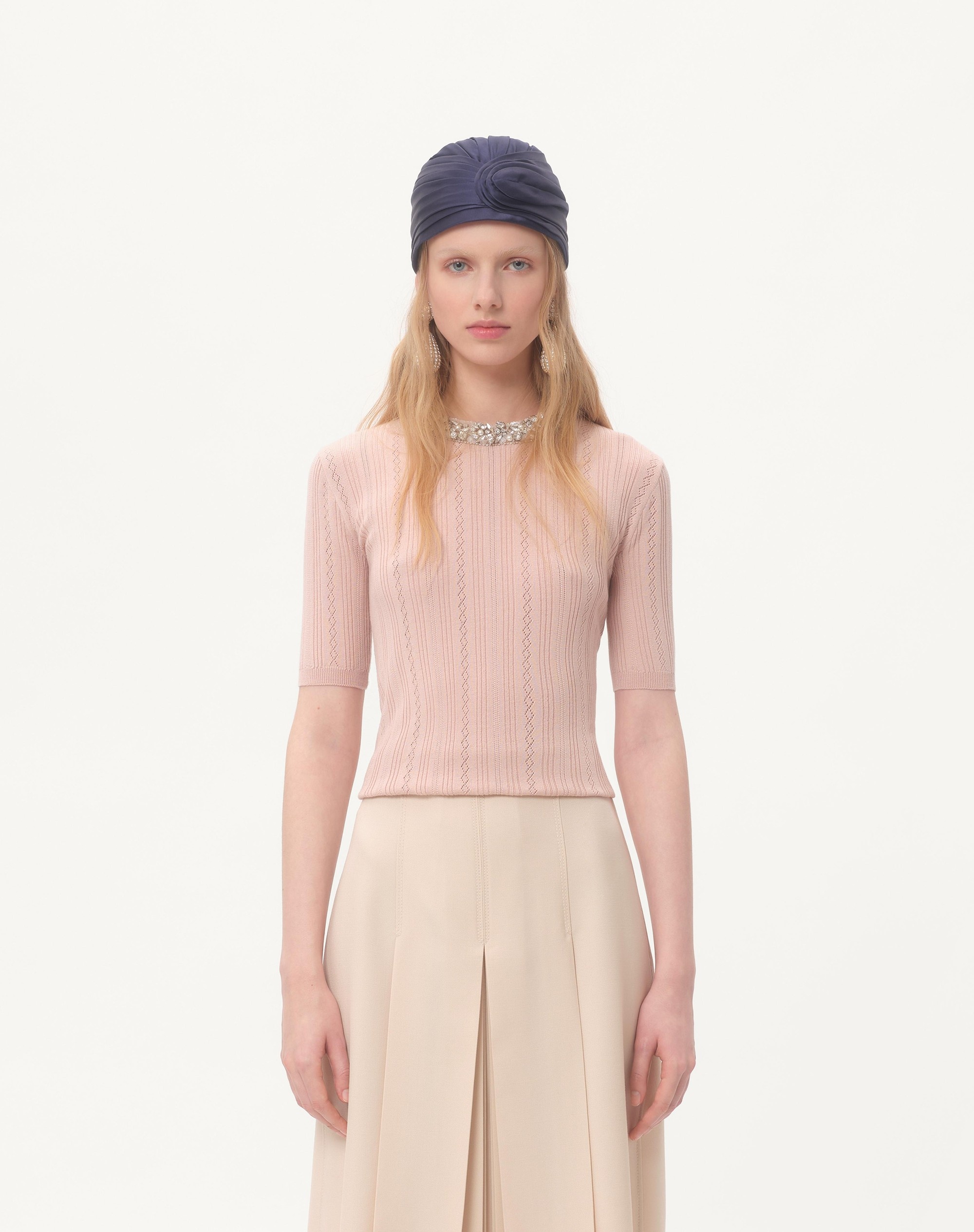 EMBROIDERED WOOL SWEATER - 4