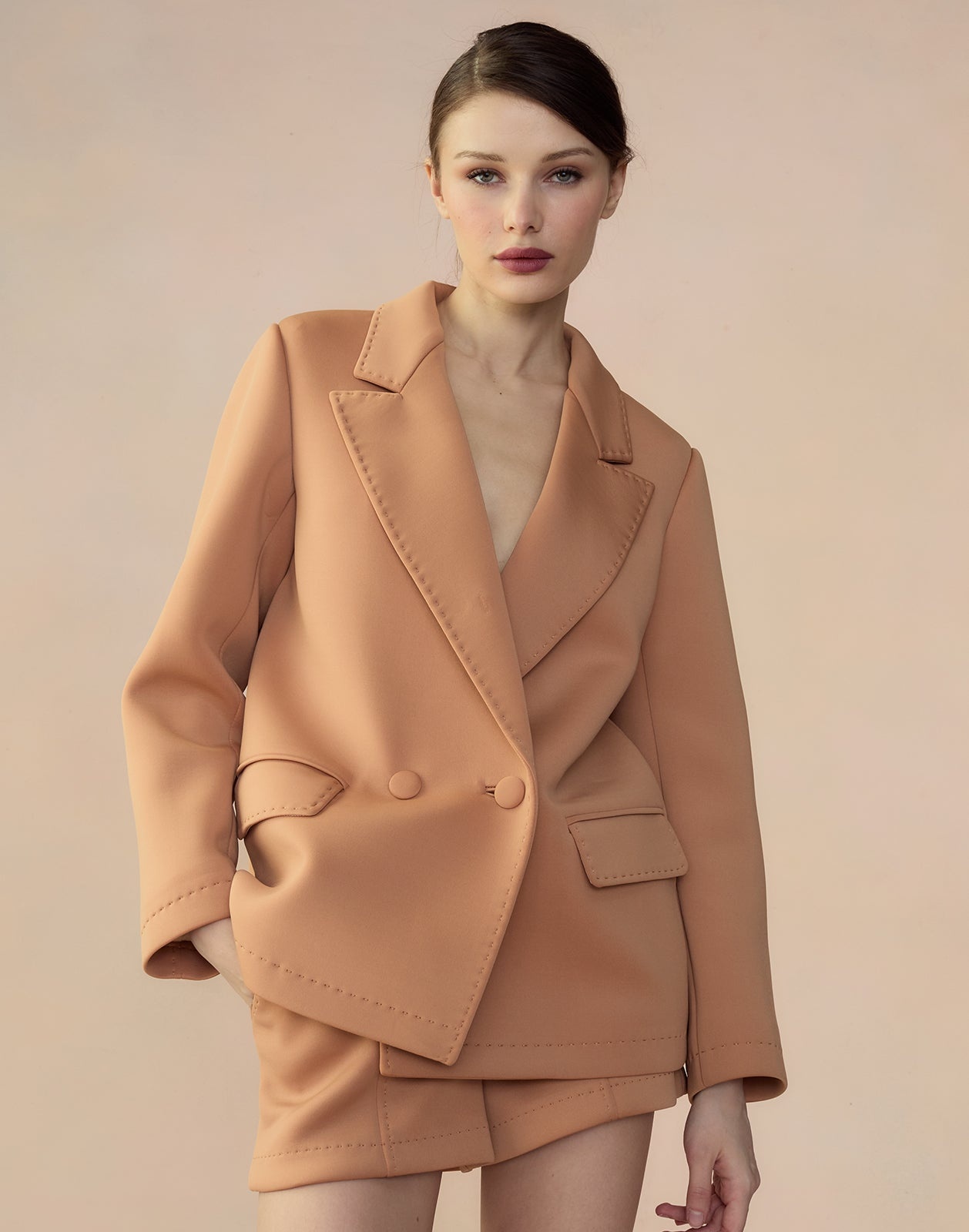 Bonded Pick Stitch Jacket - 1