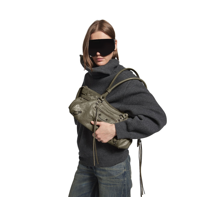 BALENCIAGA Women's Le City Bag East-west in Army Green outlook