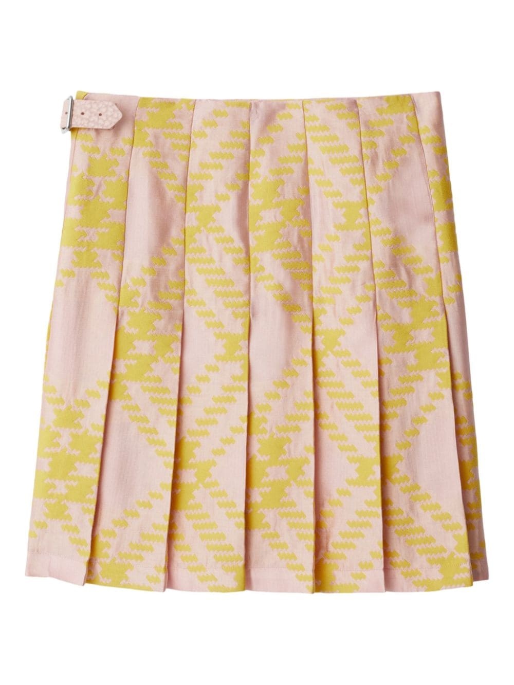 checked pleated kilt - 2