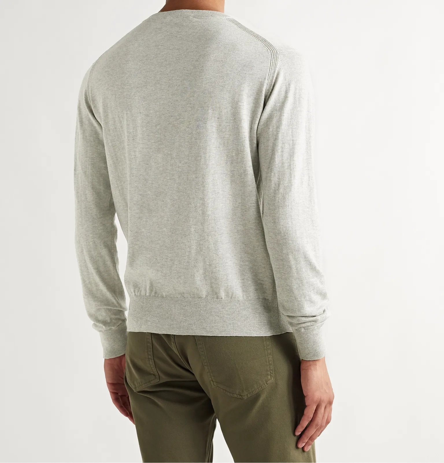 Castle Mélange Cotton and Cashmere-Blend Sweater - 4