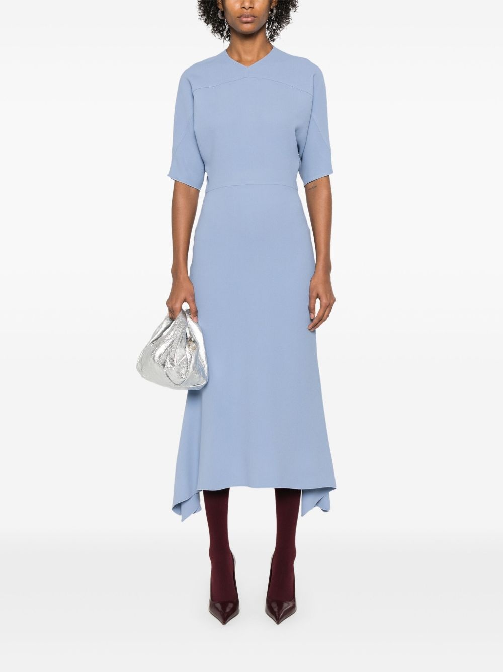 Folded midi dress - 2