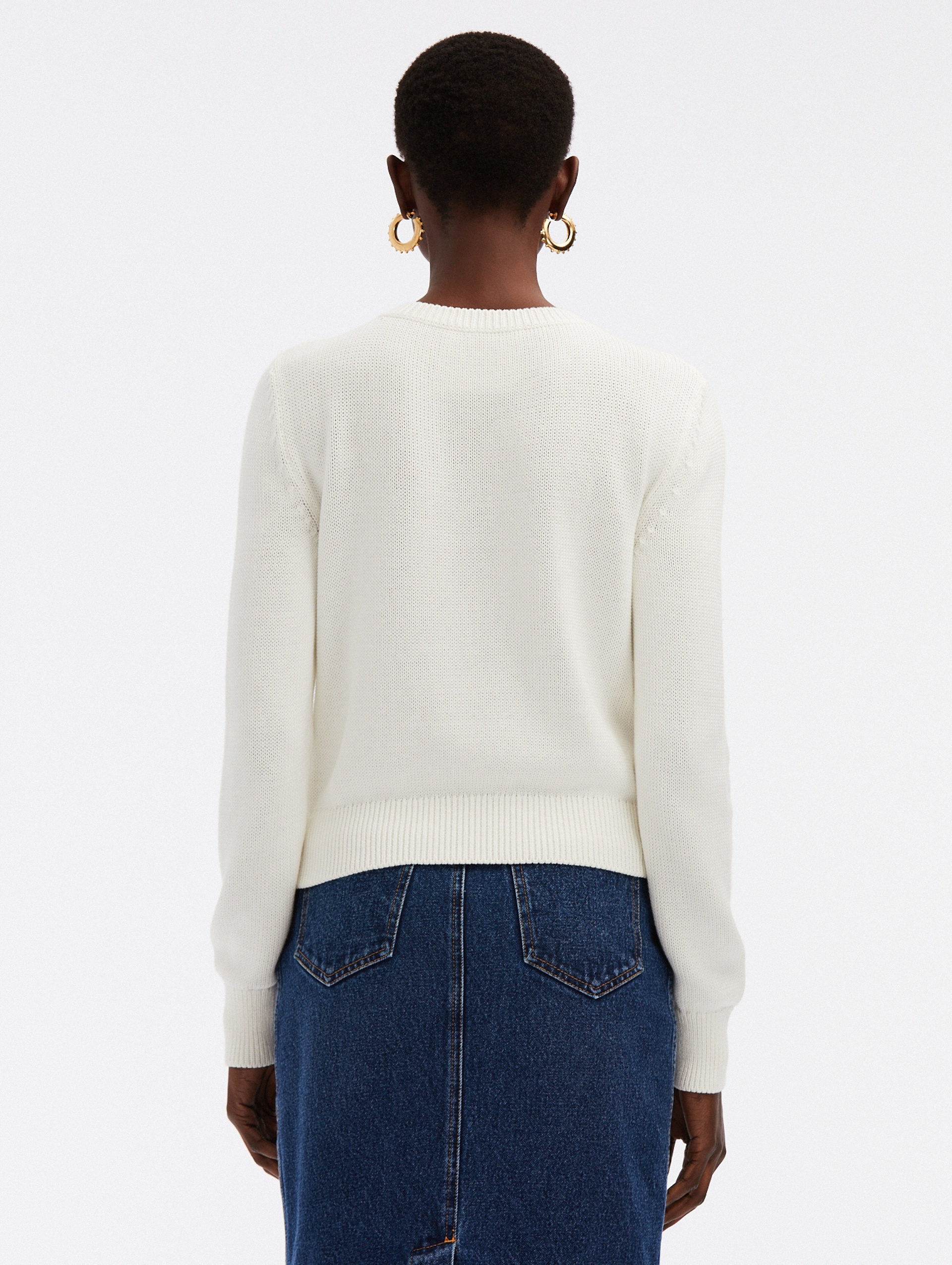 PAINTED POPPIES EMBROIDERED PULLOVER - 2