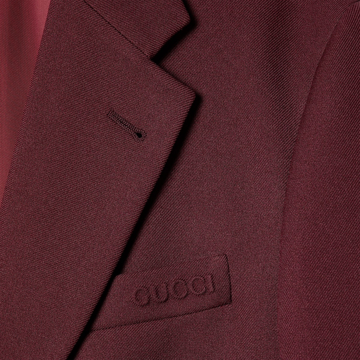 Embroidered polyester drill jacket - 8