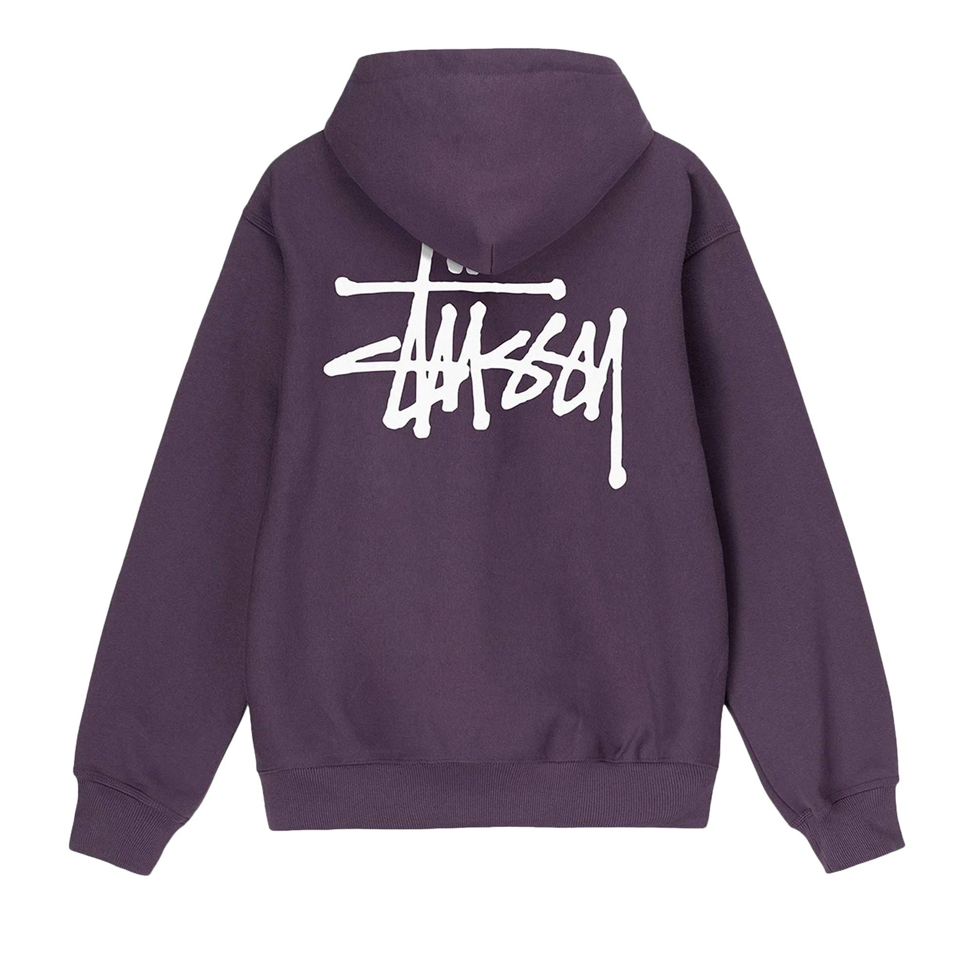 Stussy Basic Hoodie 'Grape' - 2