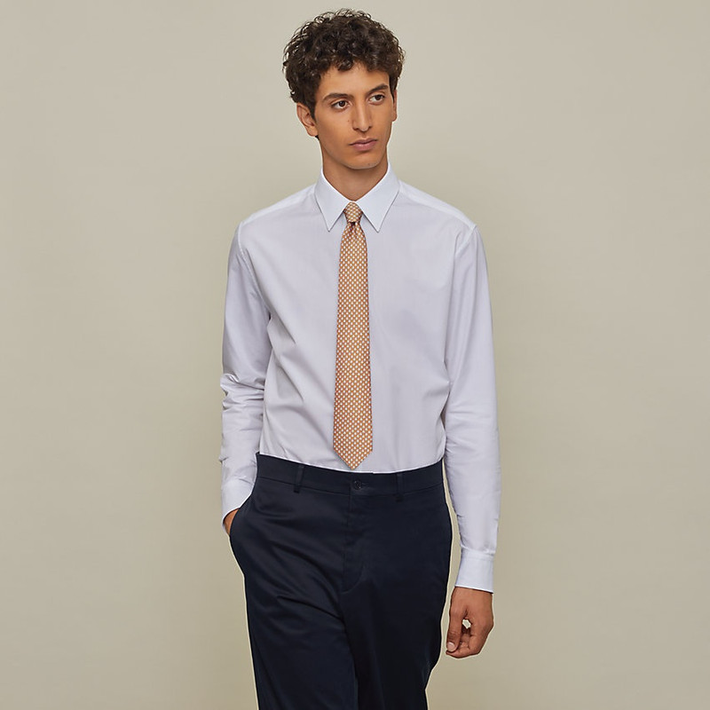 Hermès Tie 7 Les Dents d'Hermes Twillbi tie outlook