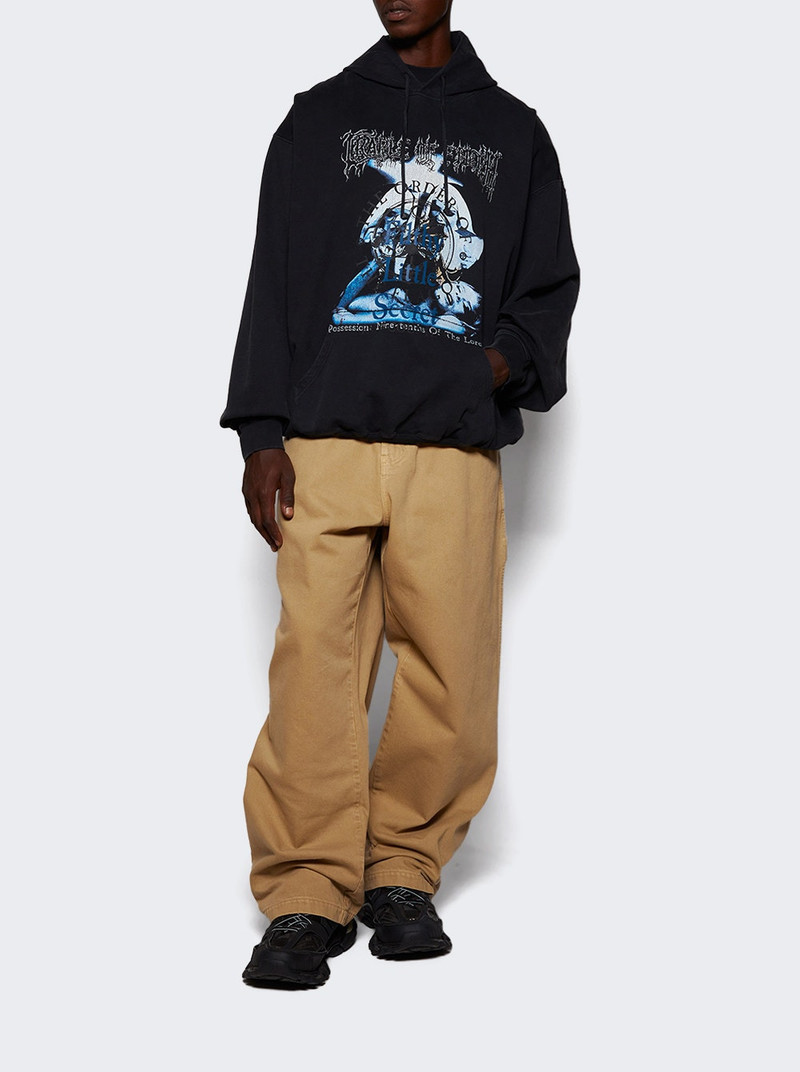 Cof Filthy Secret Oversized Hoodie Washed Black 5