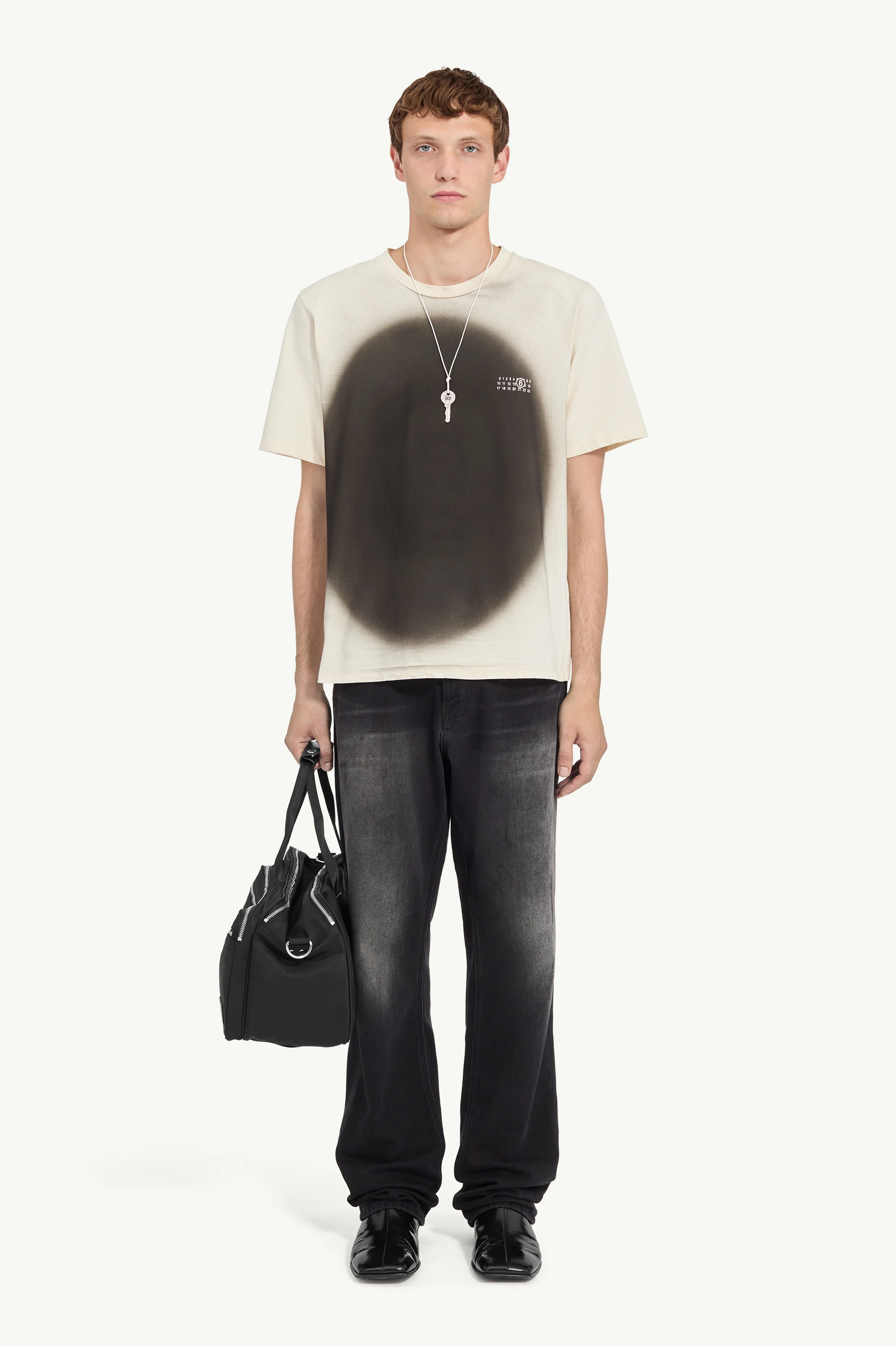 Spray print T-shirt - 1
