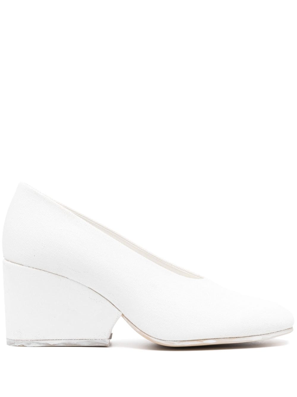 75mm leather pumps - 1