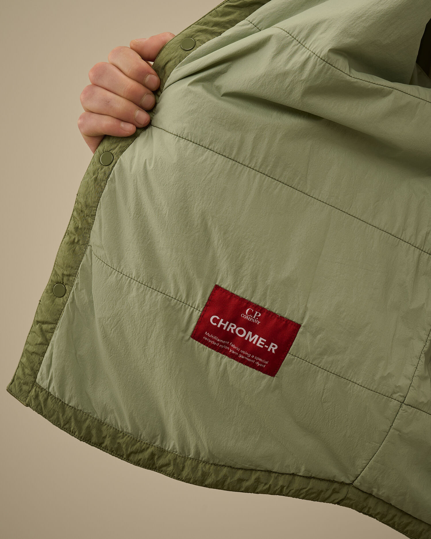 Chrome-R Lens Button Overshirt - 7