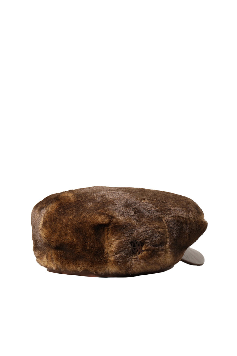AMIRI FAUX FUR DRIVER HAT / BRW outlook