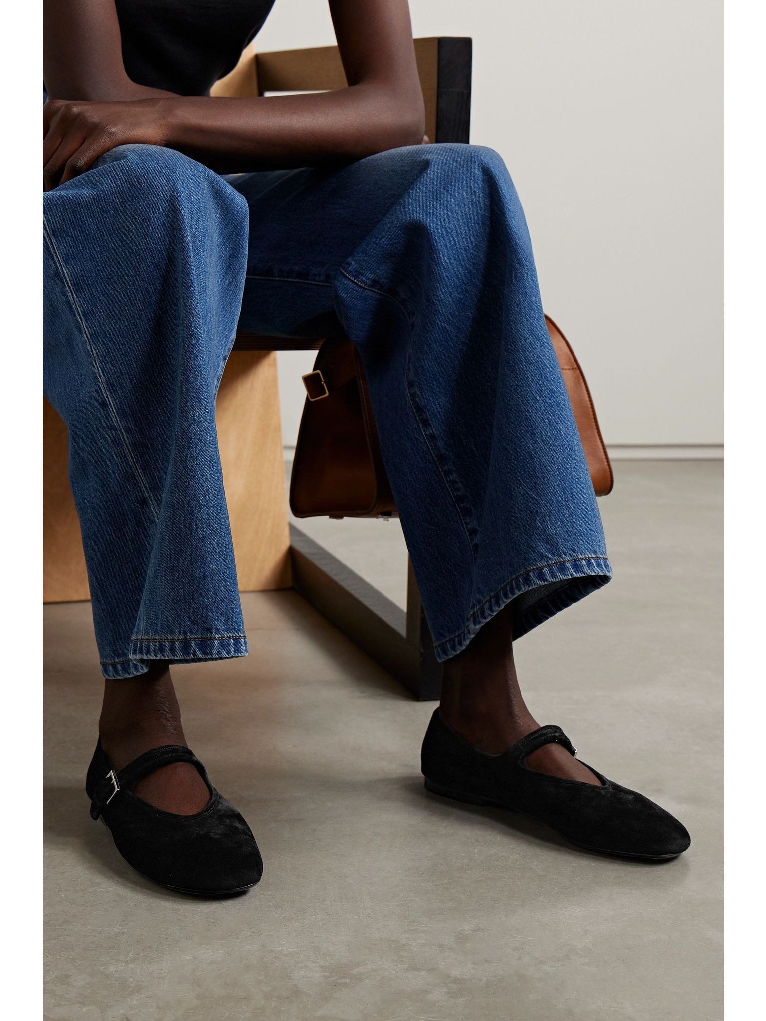 Boheme suede Mary Jane flats Black - 2