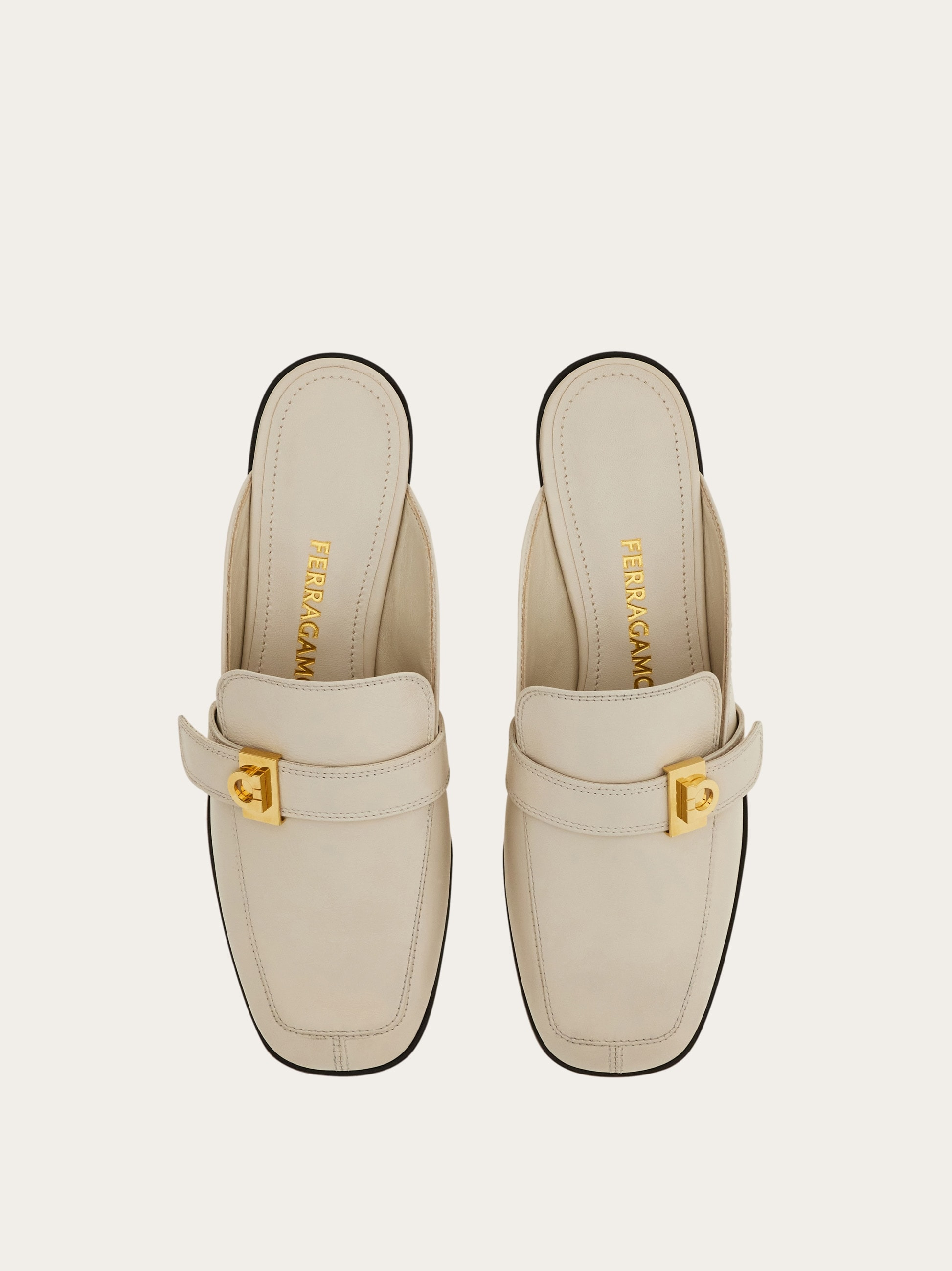 Hug buckle loafer mule - 2
