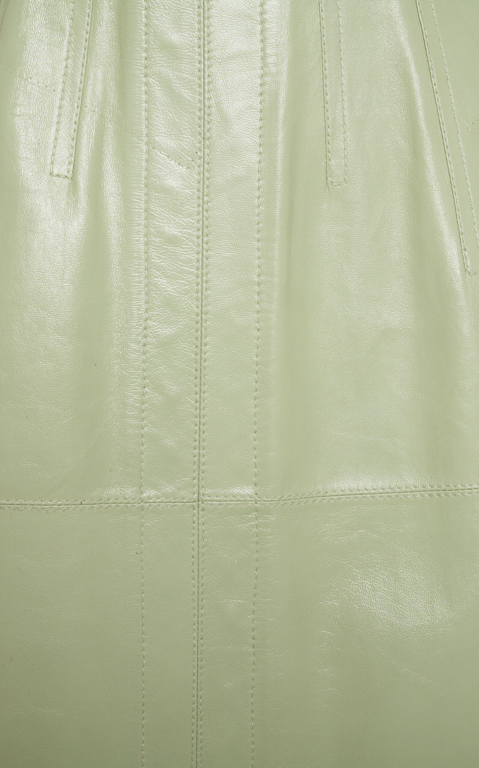 Tasseled Leather Midi Dress green - 5