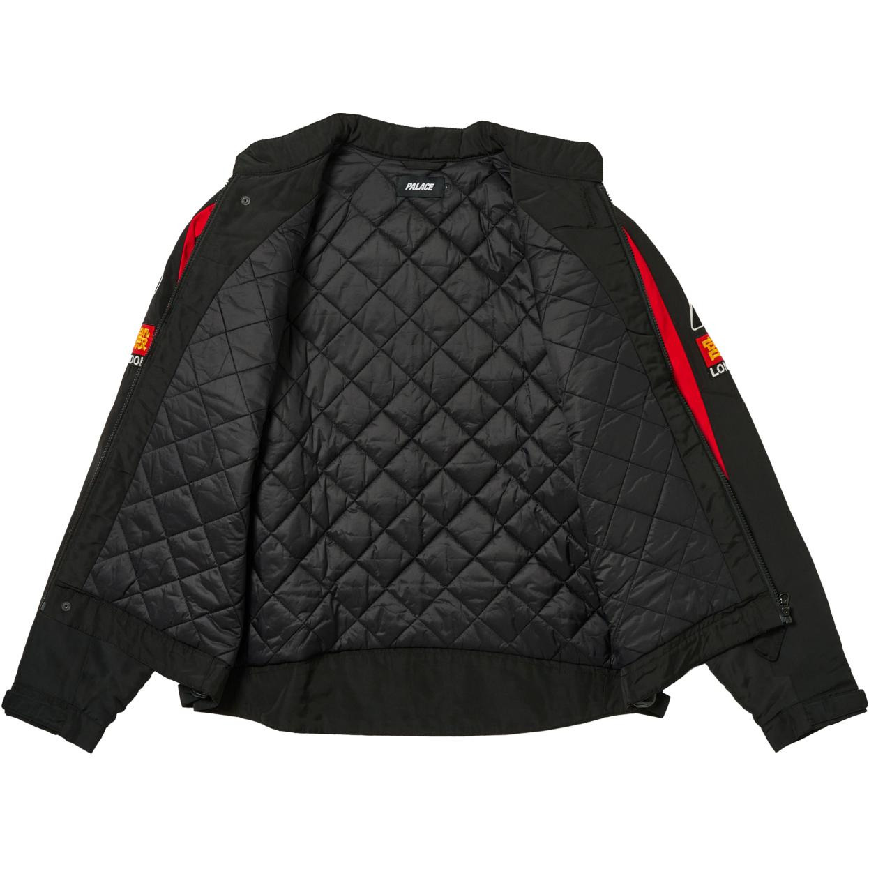 Palace Faster Jacket 'Black Red' P26JK048 - 3