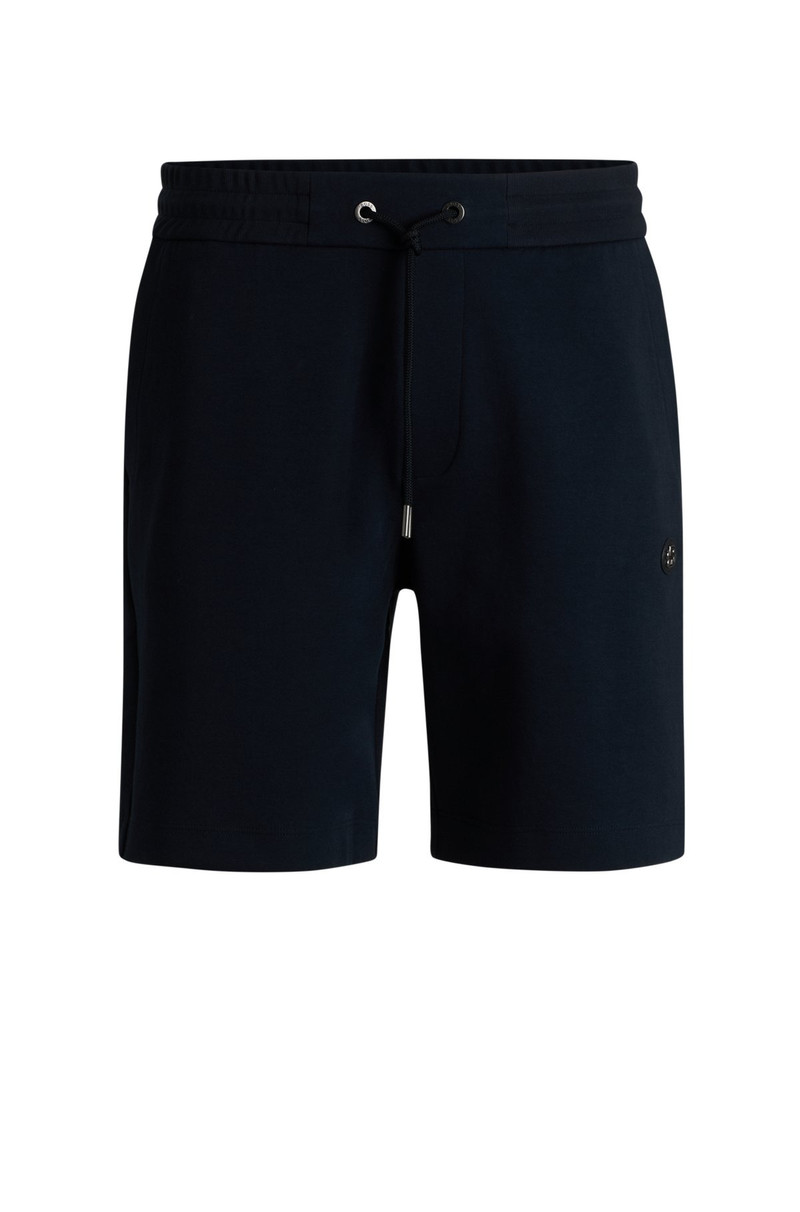 SHORTS WITH METALLIC DOUBLE B MONOGRAM 1